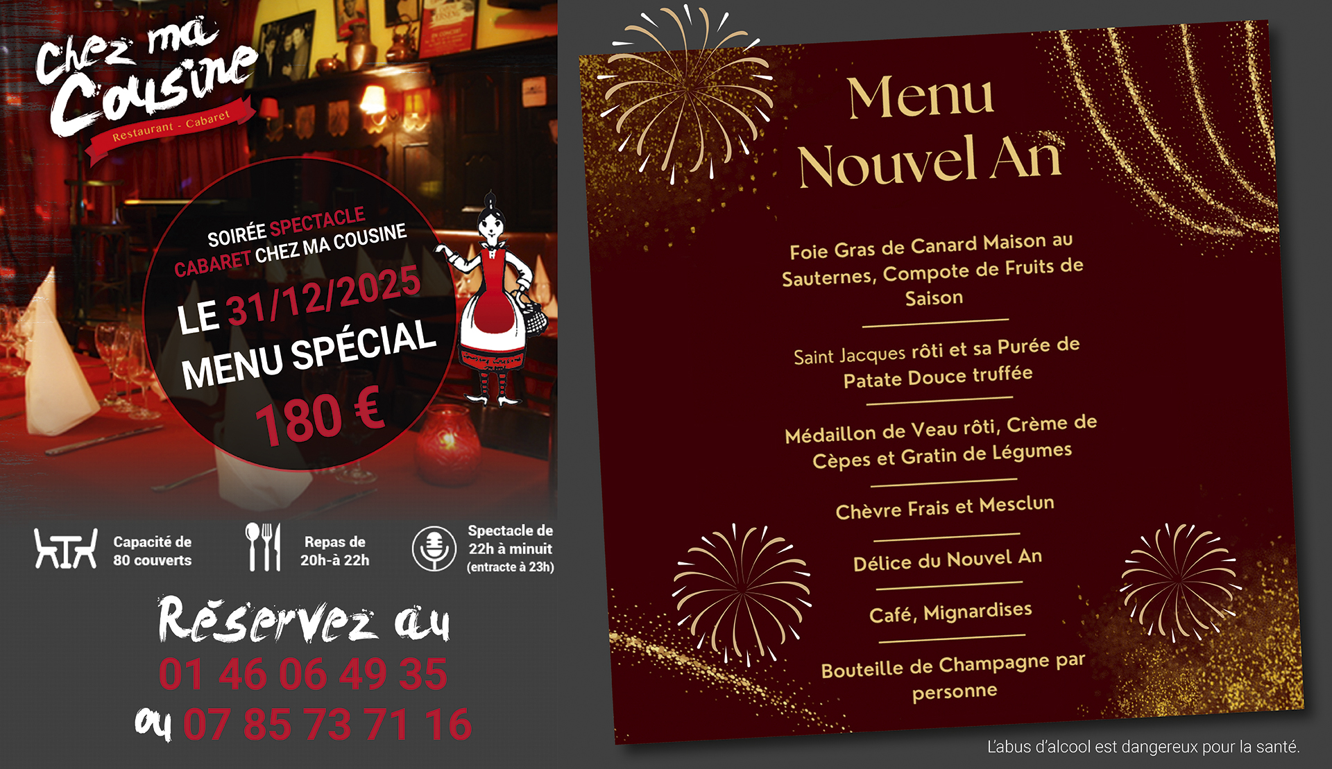 menu nouvel an